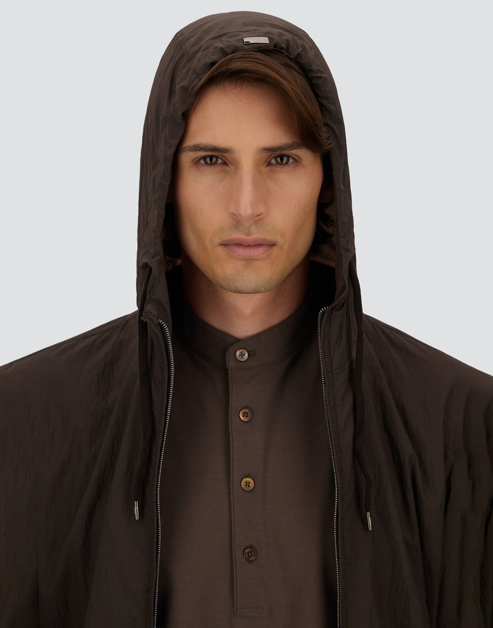 メンズ JACKET IN MICRO RIPSTOP NYLON ブラウン | Herno® (ヘルノ)