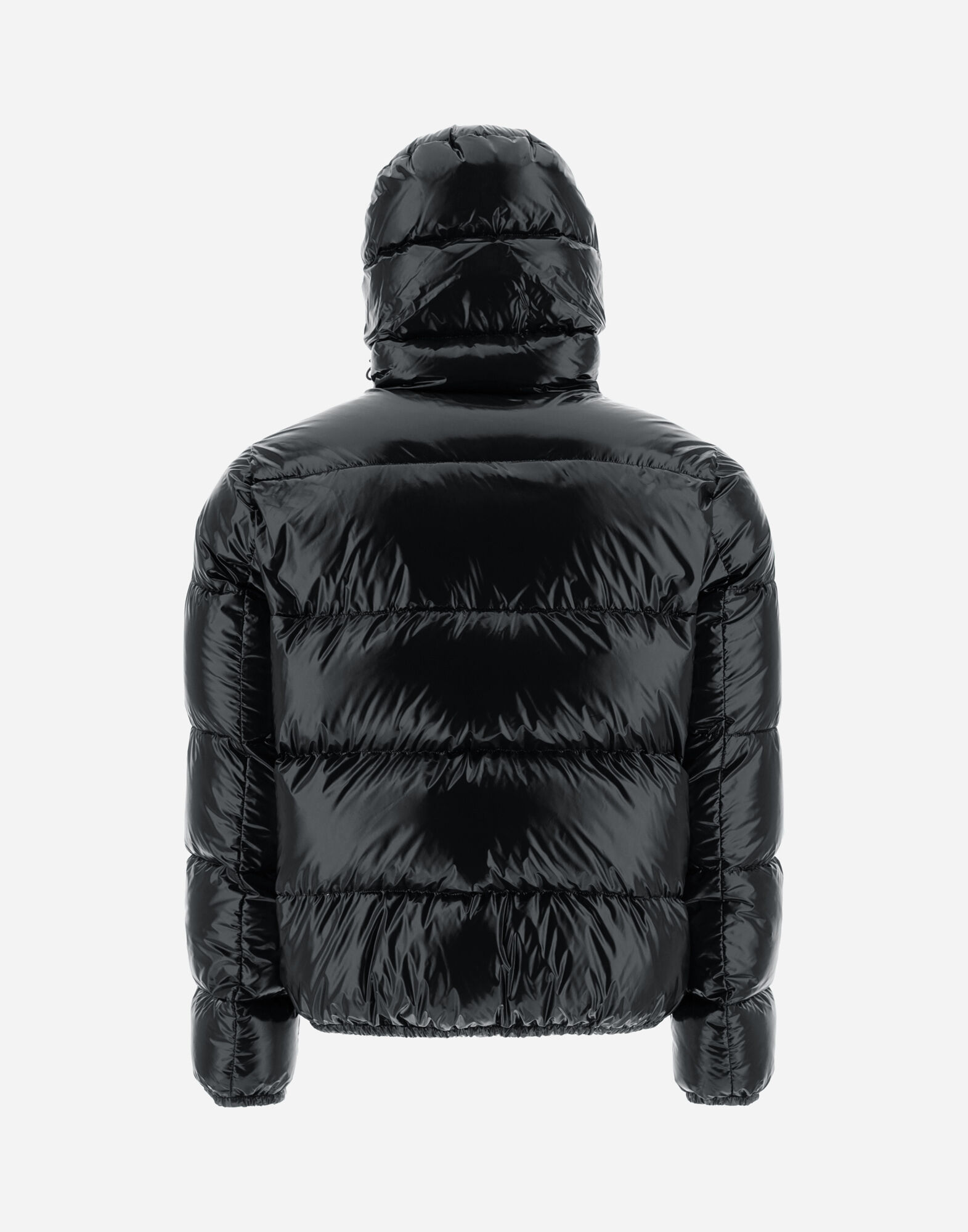 Hooded down bomber jacket hot sale