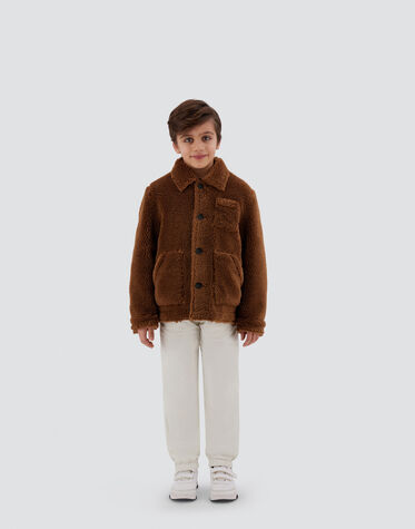 男児 エコファー シャツ キャメル Herno® (ヘルノ)