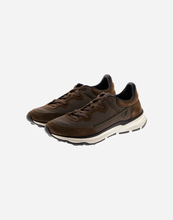 Herno HERNO MAGGIORE TRAINERS IN SUEDE AND MESH Green SH000051U500017700