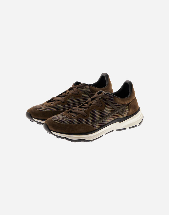 Herno HERNO MAGGIORE TRAINERS IN SUEDE AND MESH Green SH000051U500017700