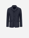 Herno LIGHTFRAME BLAZER WITH ALCANTARA DETAIL Blue Navy GA0118U333089200