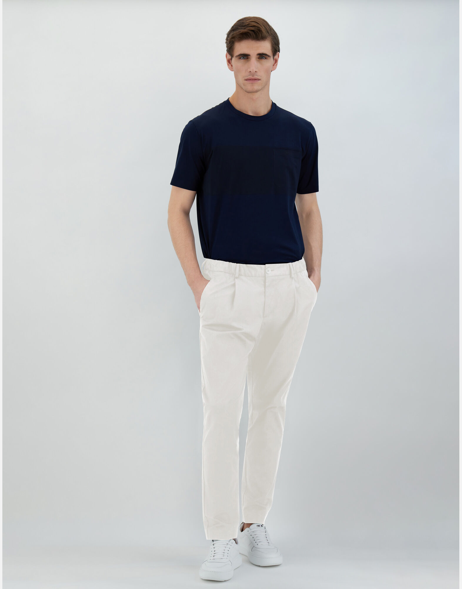 VINTAGE COTTON HOSE in Weiß für Herren | Herno®