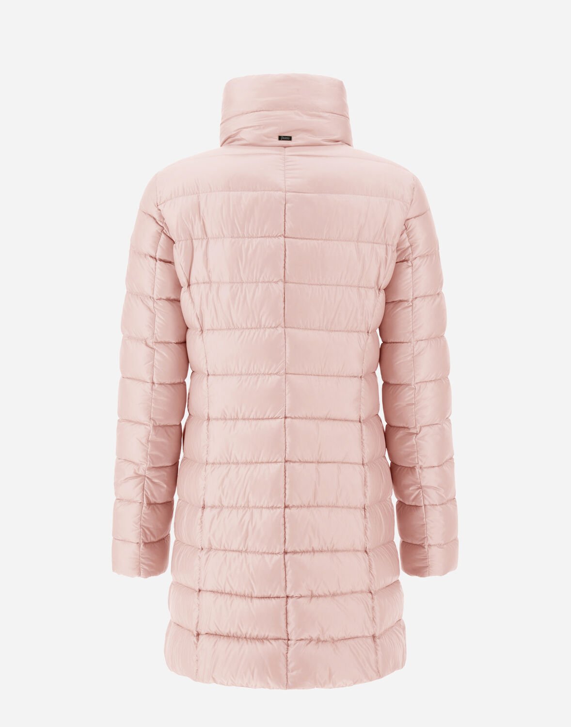 Herno Padded Zip-up Coat In Light Pink