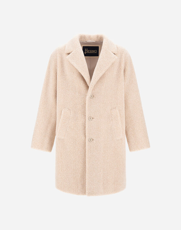 Herno COAT IN MELANGE TEDDY Chantilly CA000206U127351983