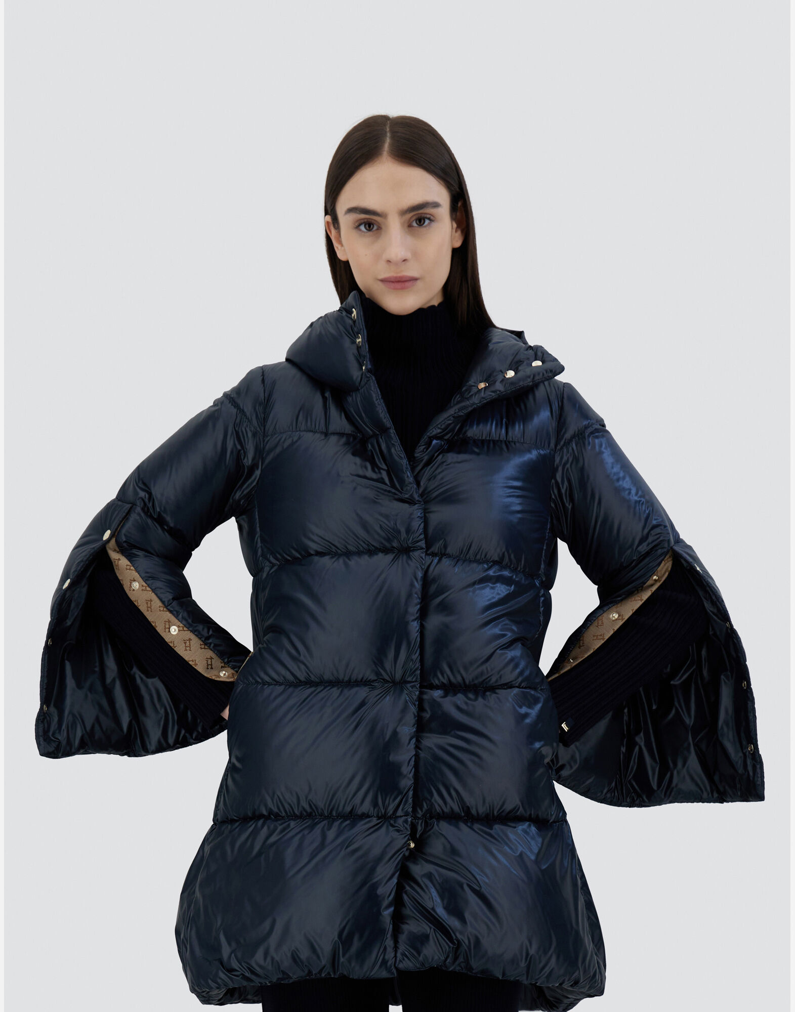 Herno blue jacket store