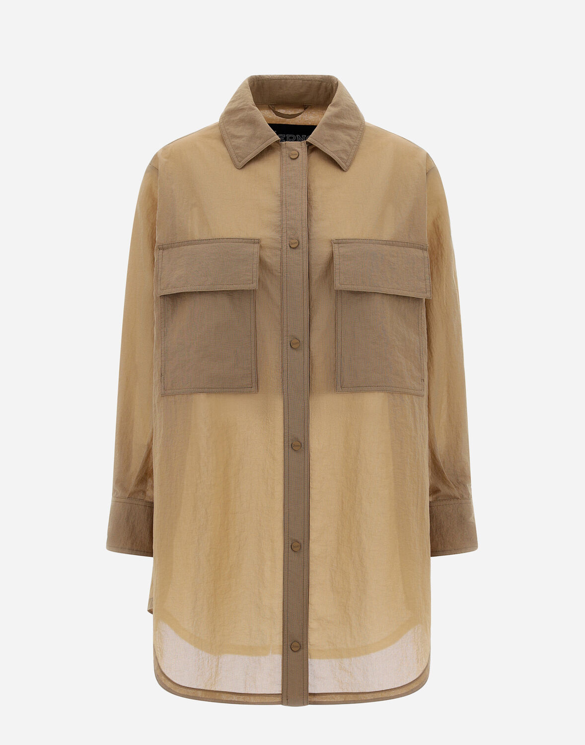 Herno 3d Ripstop シャツ In Sand