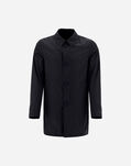 Herno BYRON RAINCOAT WITH ALCANTARA Blue IM0246U120109201