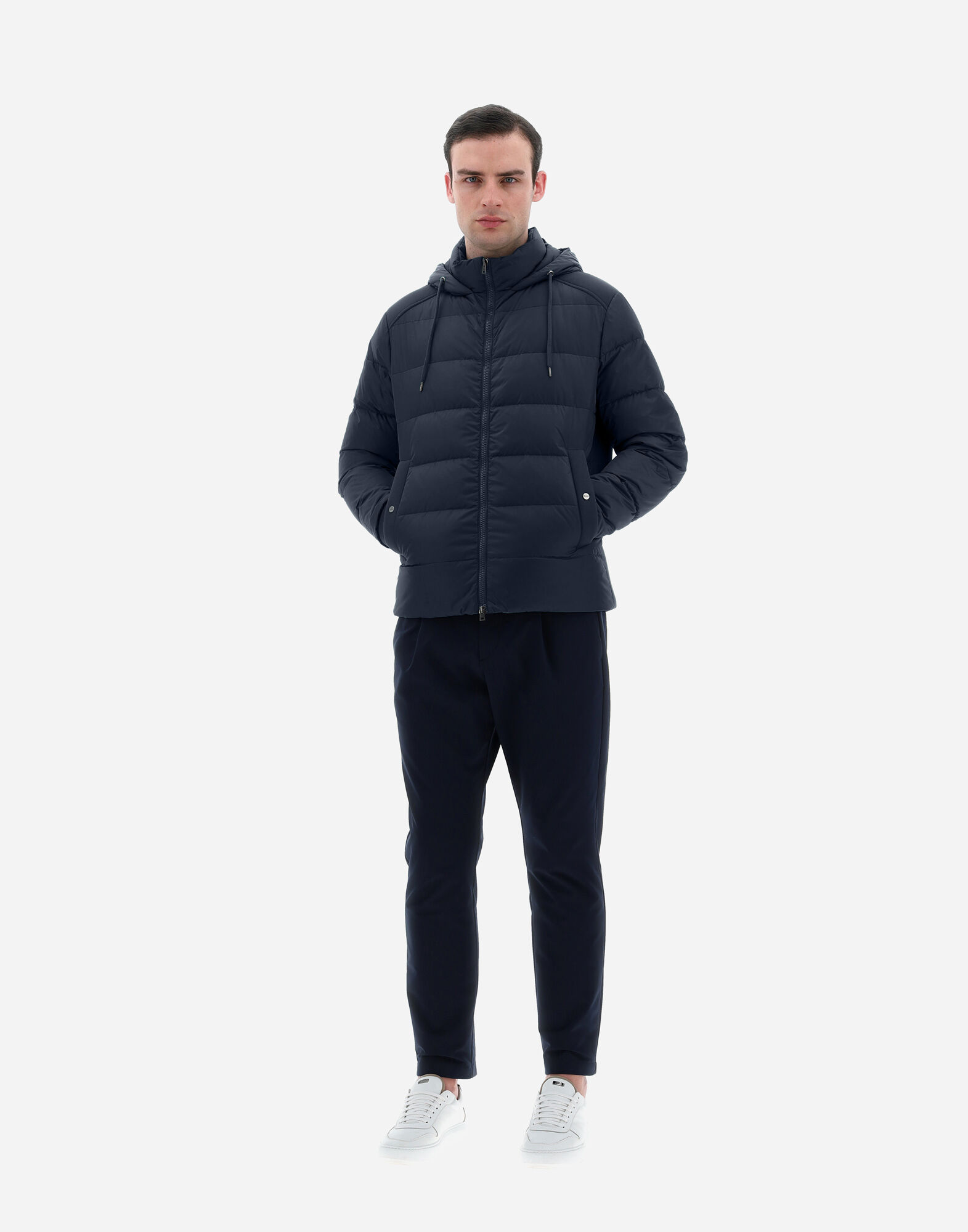 GIUBBOTTO HERNO UOMO MAIN POLARTECH en Navy Blue pour homme Herno