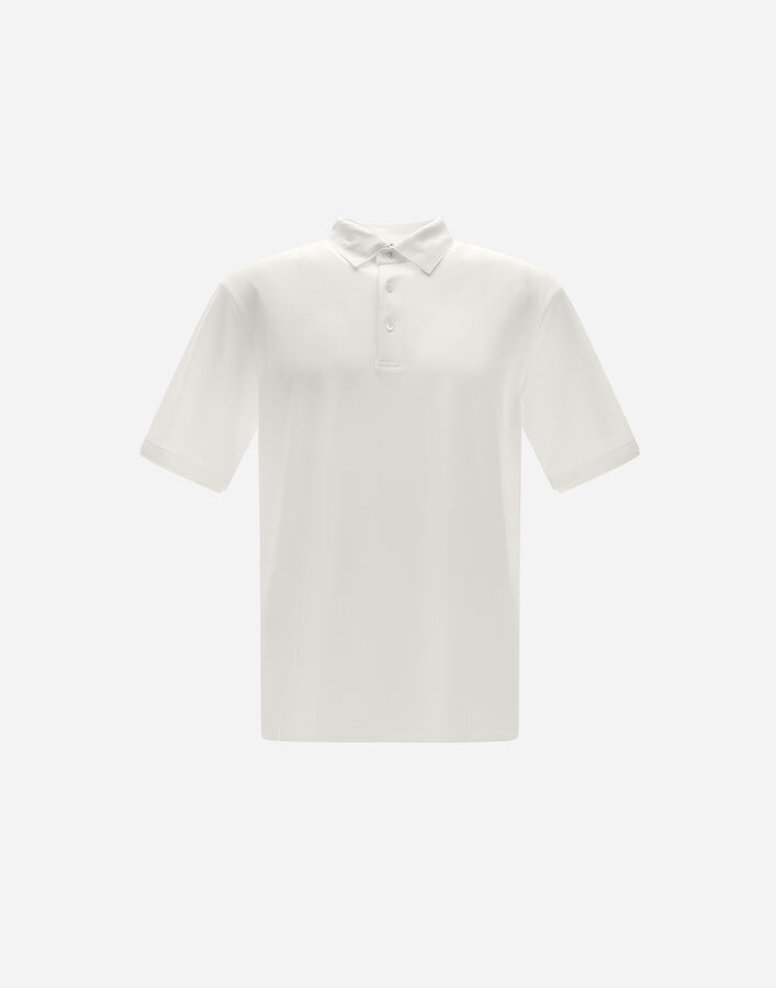 Herno POLOSHIRT RESORT AUS BASIC COTTON Weiß JPL0010UR520521000