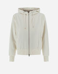 Herno RESORT BOMBER JACKET IN CASHMERE SILK Ivory GI00026DR380871200
