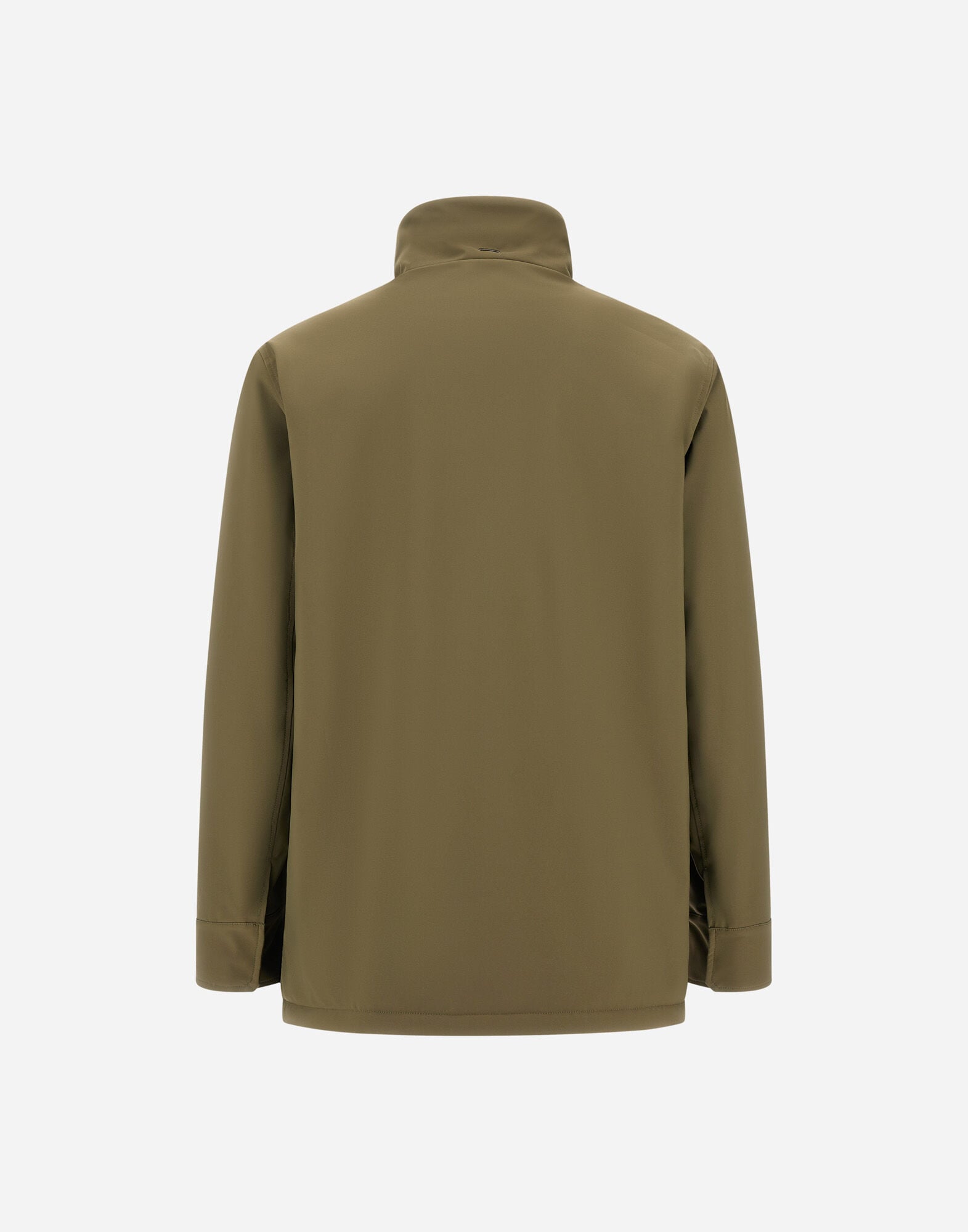 メンズ SHORT COAT IN MATTE TWILL AND CASHMERE-TOUCH FLANNEL ライト