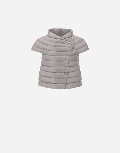 CAPPA NYLON ULTRALIGHT E TAFFETA' A MANICHE CORTE