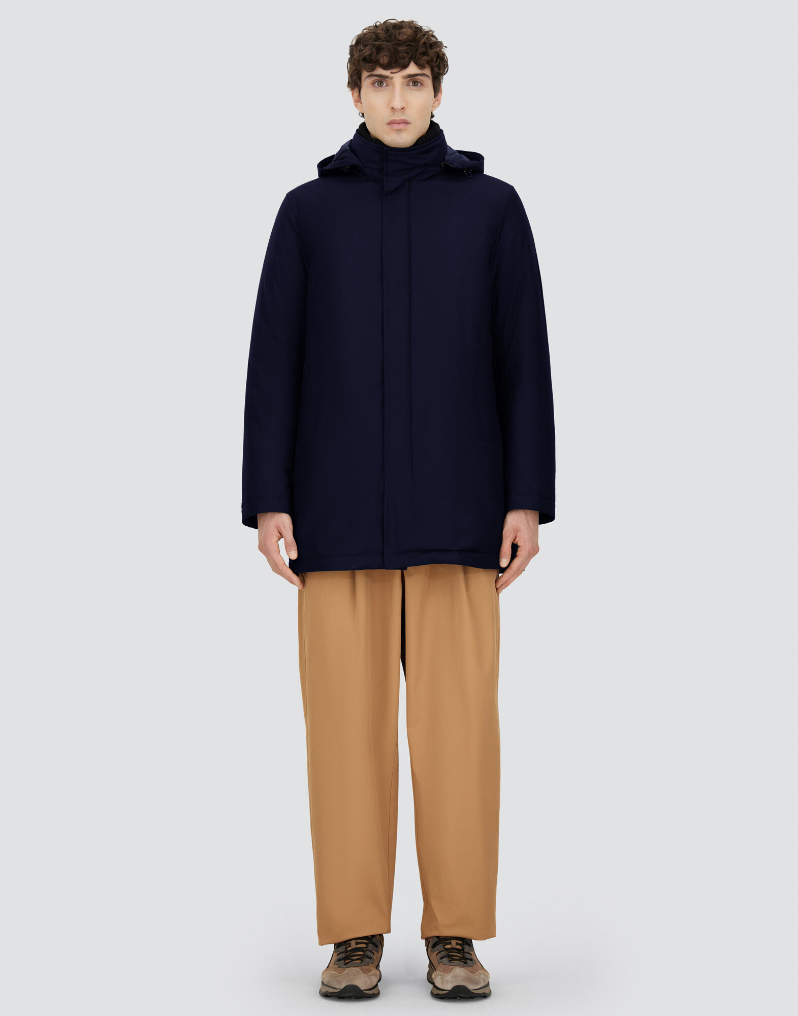 メンズ ニュービジネス コート ネイビーブルー | Herno® (ヘルノ)