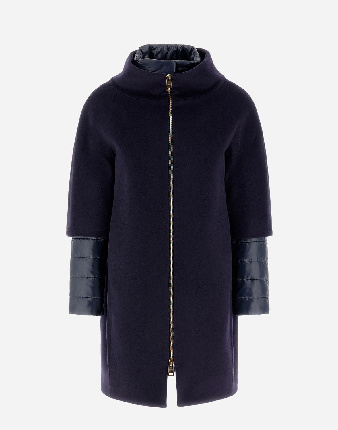 Herno Coat In Navy Blue