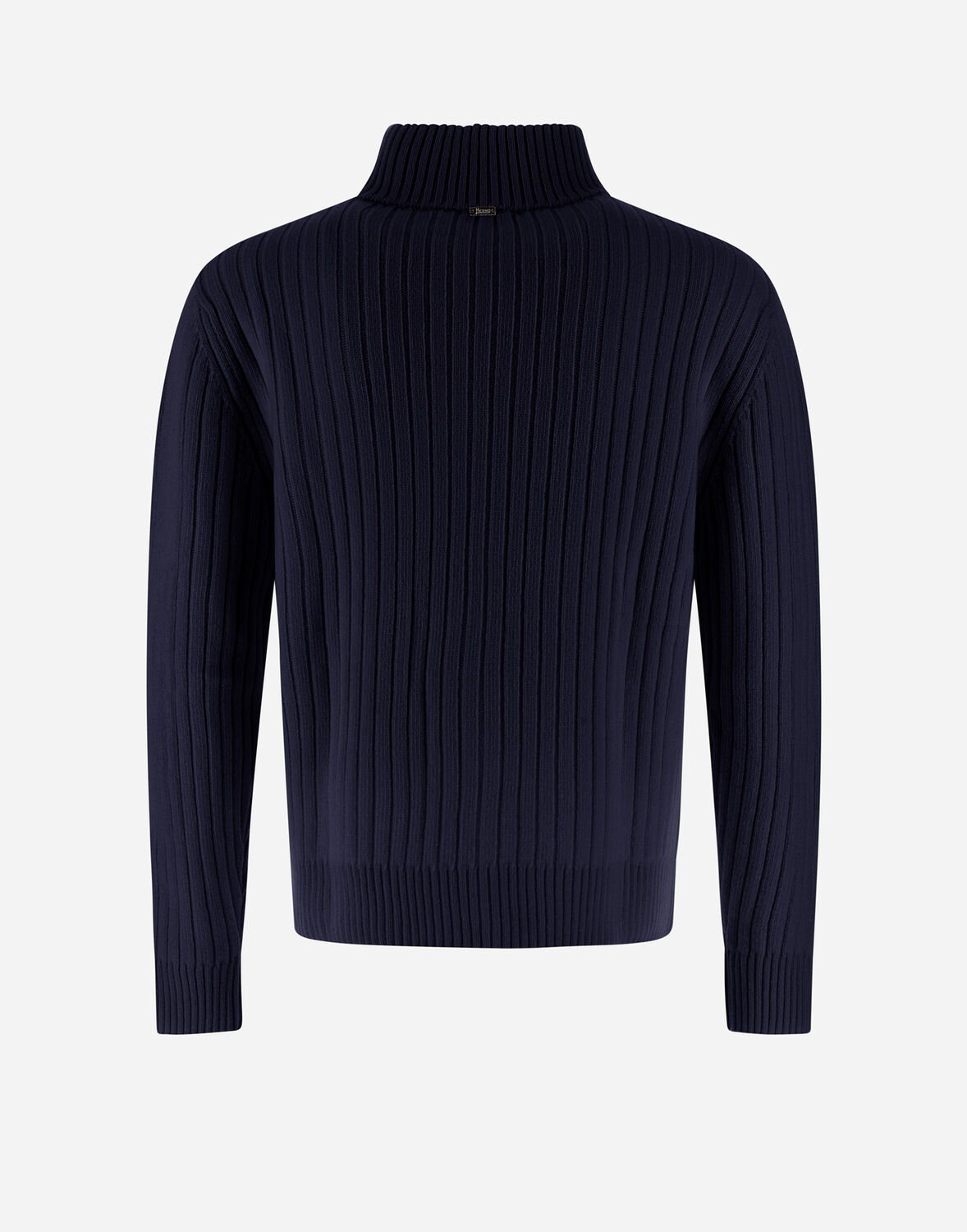 Herno インフィニティ ウール Resort ボンバージャケット In Navy Blue