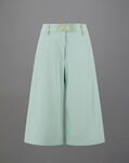 Herno CROPPED LAMINAR TROUSERS IN COMFORT STRUCTURED Seafoam Green PT00020DL12813S7115