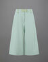 Herno CROPPED LAMINAR TROUSERS IN COMFORT STRUCTURED Seafoam Green PT00020DL12813S7115