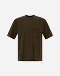 Herno SPONGE EFFECT SWEATER T-SHIRT Military Green JG000226U500817745