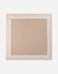 Herno SILK MONOGRAM FOULARD 90X90CM Natural FOULARD90150112140