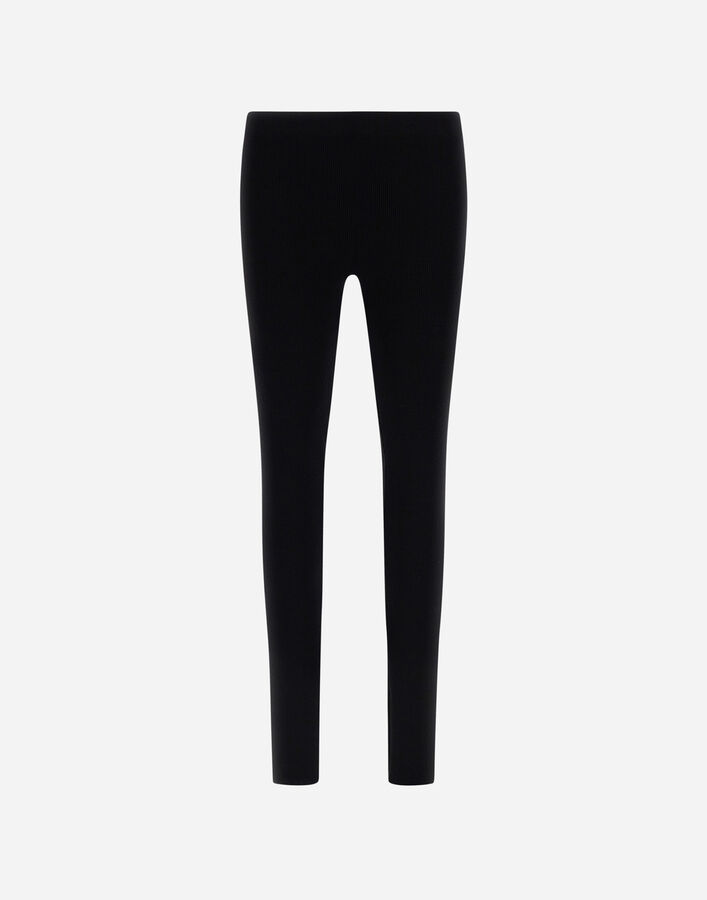 Herno RIBBED WOOL LEGGINGS Black MPT00002D703949300