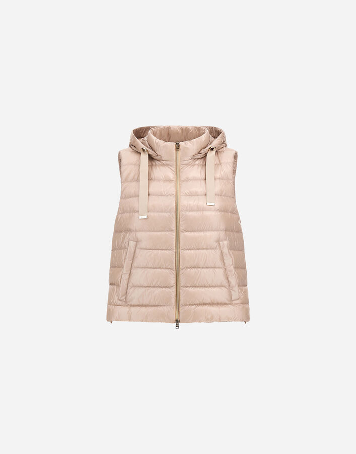 Herno VEST IN NYLON ULTRALIGHT AND MONOGRAM Chantilly PI002217D12017Z1985