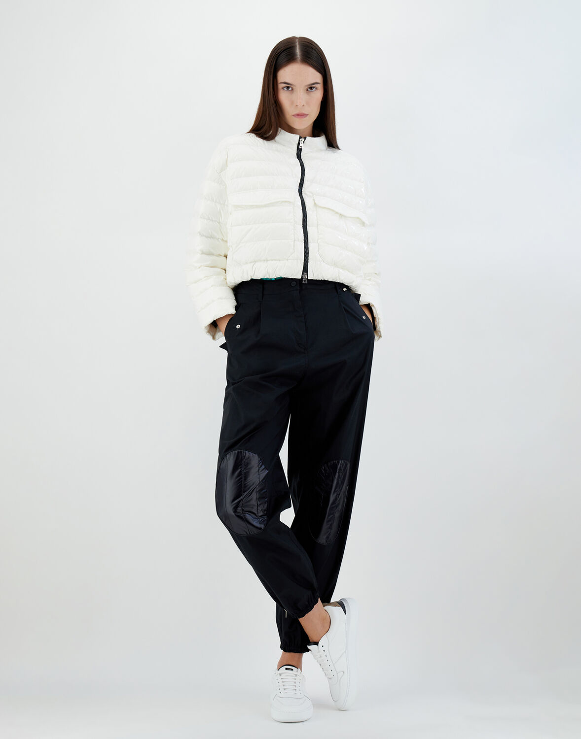 Herno Gloss ボンバージャケット In White
