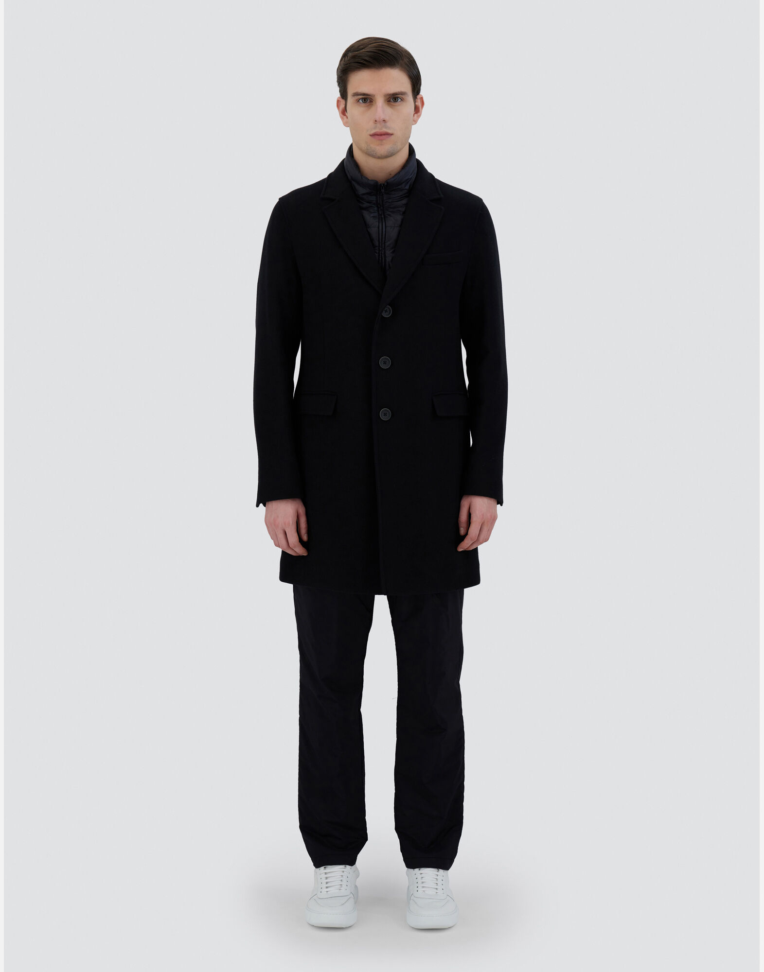 Herno diagonal coat cheap