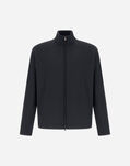 Herno BOMBER JACKET IN LIGHT WOOL Navy Blue GI000544U334629200