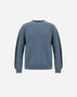 Herno RESORT SWEATER IN CARDED PURE WOOL Midnight Teal MG00037UR702209123