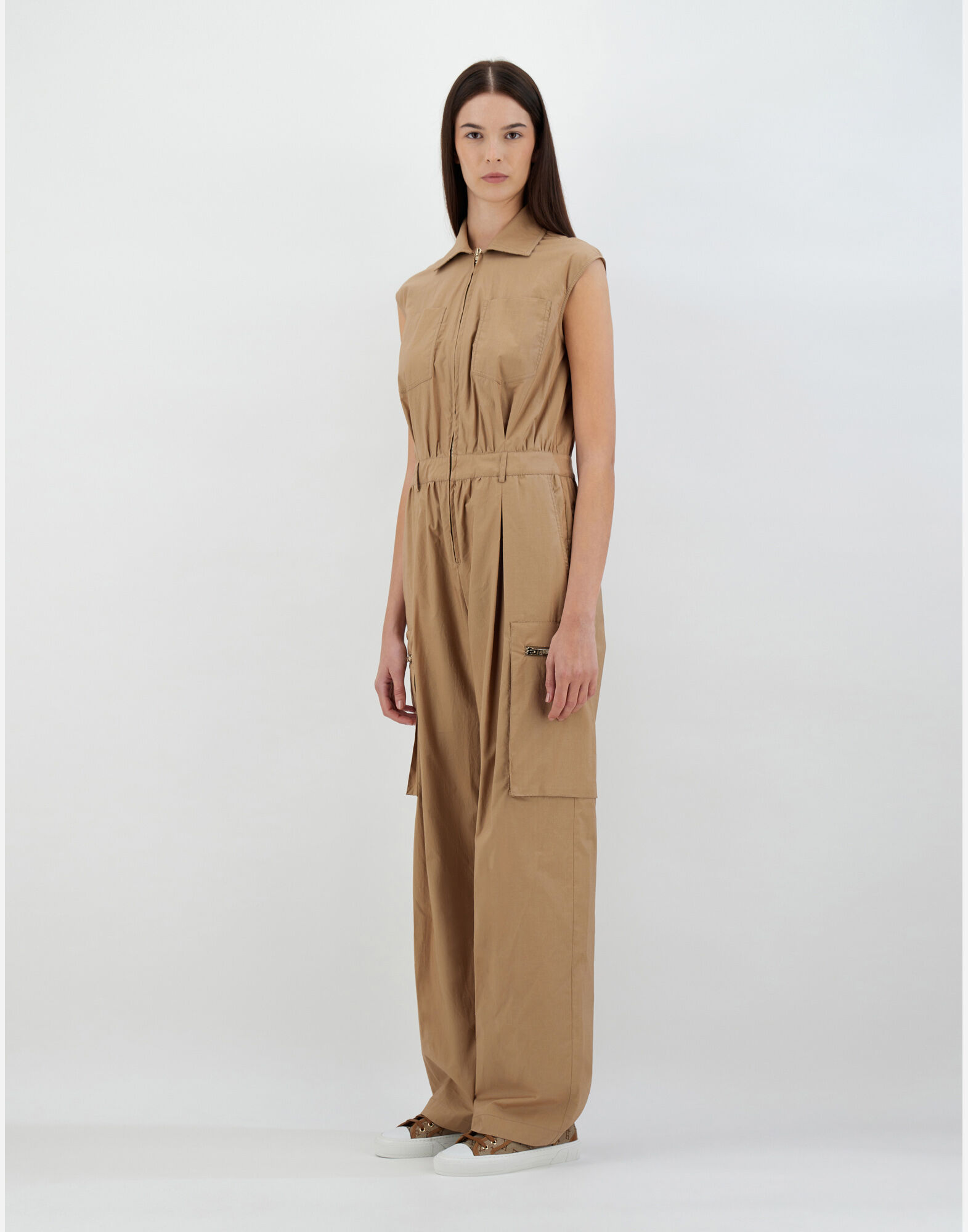 Cotton stretch jumpsuit top