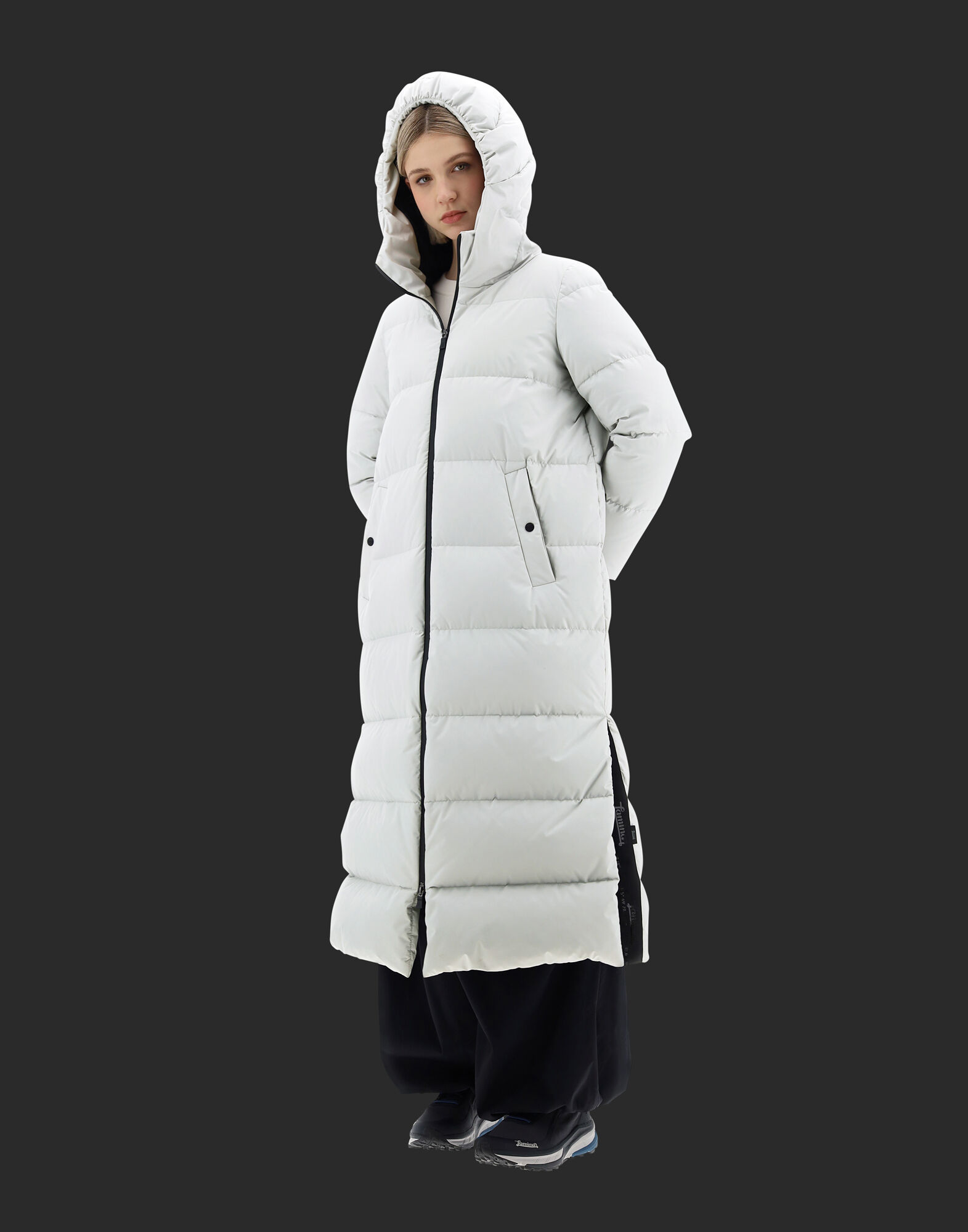 Herno layered puffer shop coat
