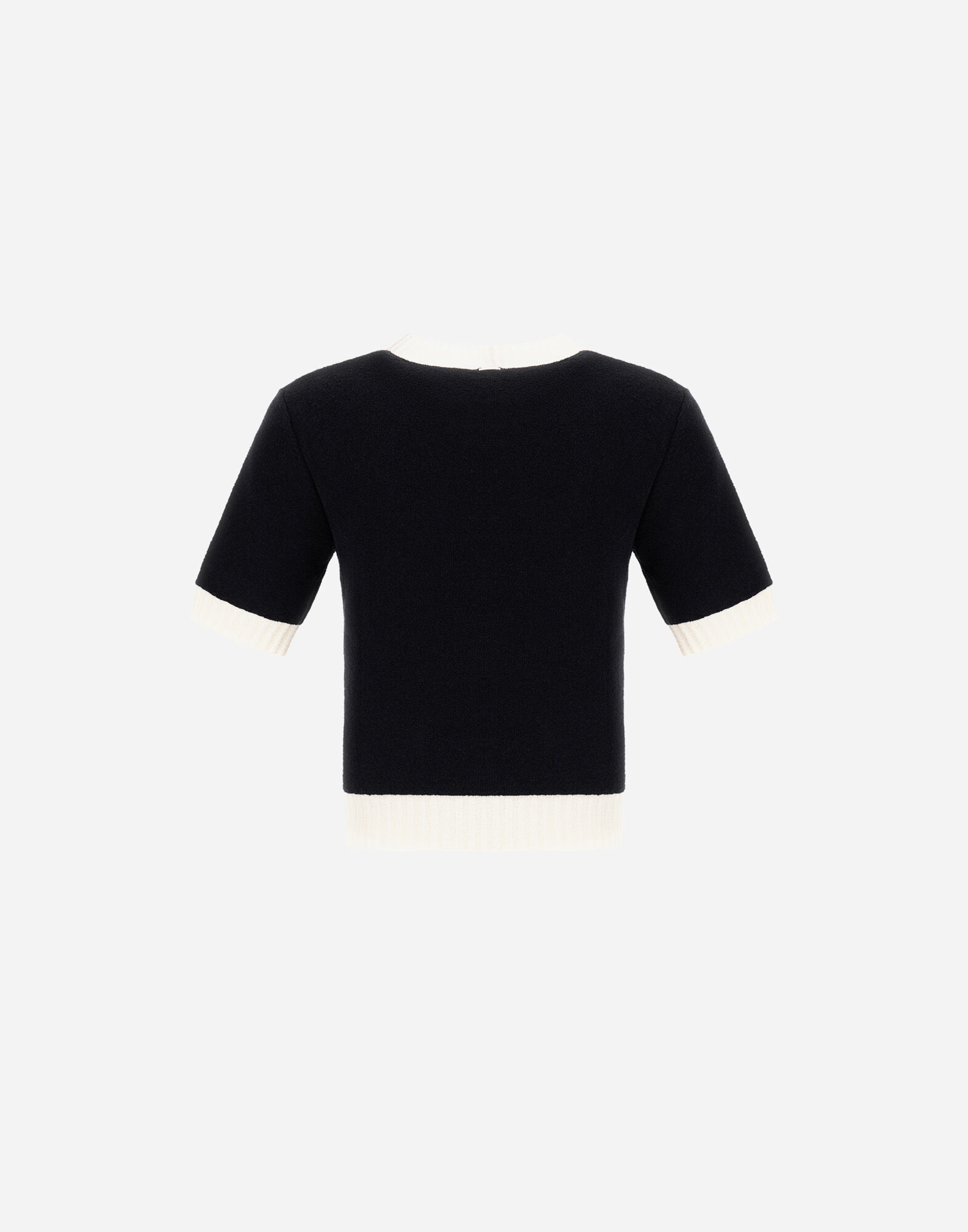 レディース ブークレ ニット Tシャツ ブラック | Herno® (ヘルノ)