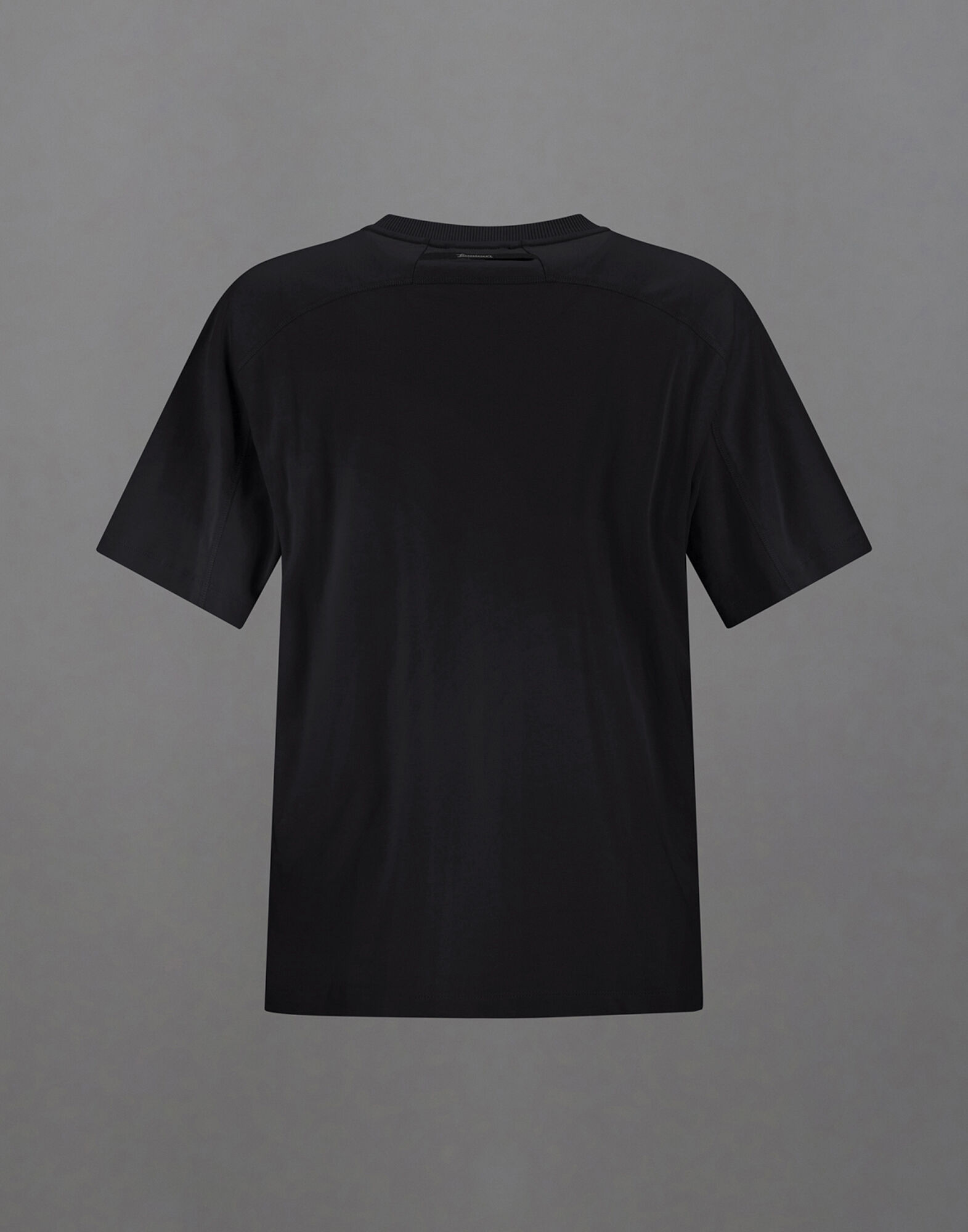 関税送料込 HERNO ヘルノ コンパクト ジャージー Tシャツ メンズ ラミナー コンパクト ジャージー Tシャツ ブラック