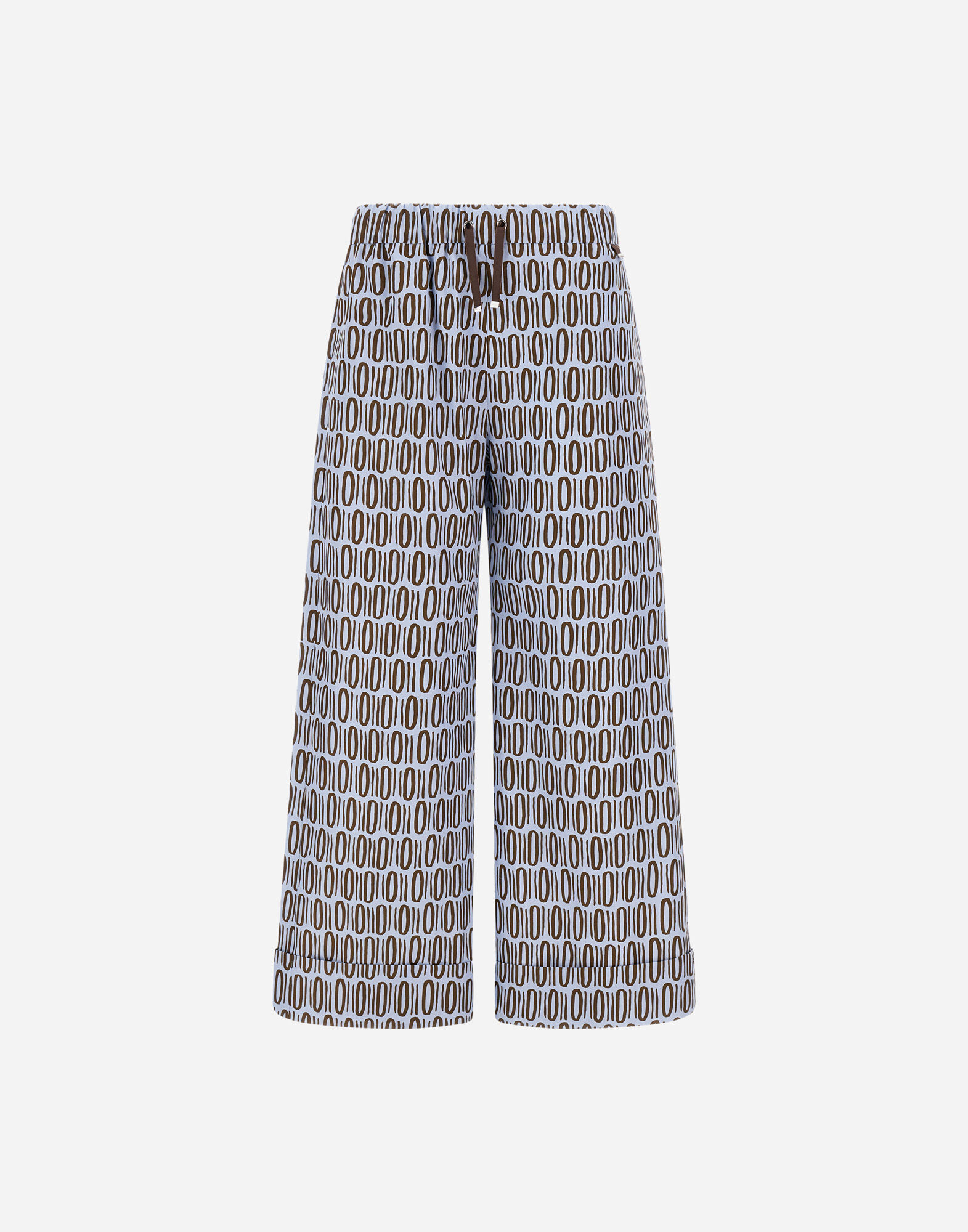 国内配送【HERNO】サテン ワイドレッグ パンツ Women's Trousers | Herno®