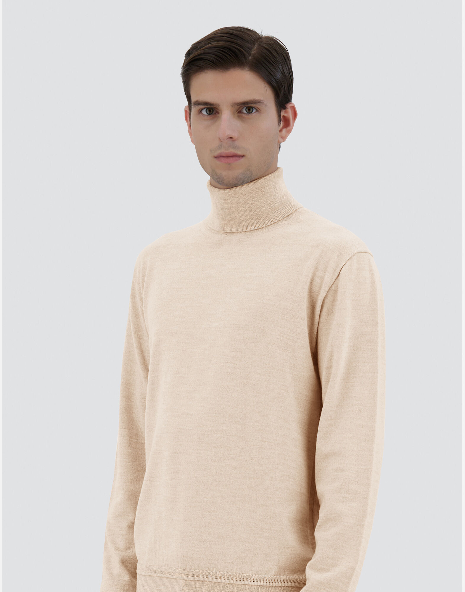SWEATER IN ENDLESS WOOL in Chantilly for Men Herno