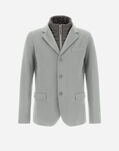 Herno BLAZER IN CASHMERE AND NYLON ULTRALIGHT Grey GA0098U380209420