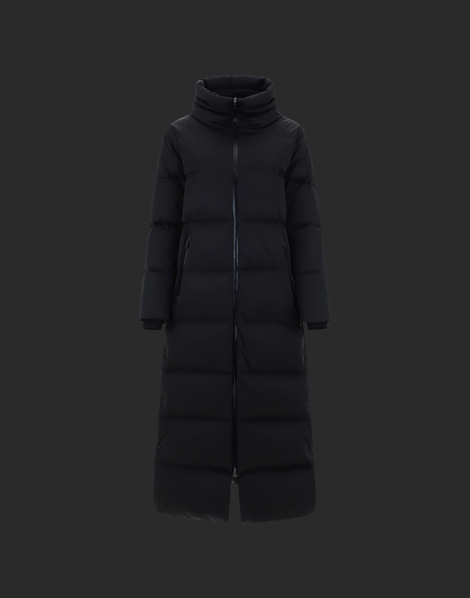 LAMINAR MAITE LONG PARKA in Black for 