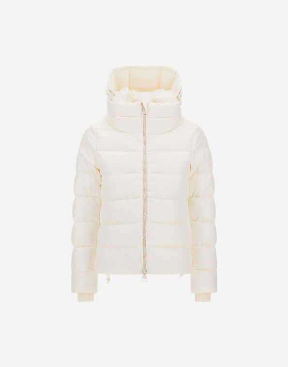 Herno HIGH-NECK JACKET IN NYLON CHAMONIX White PI002270D12004Z1000