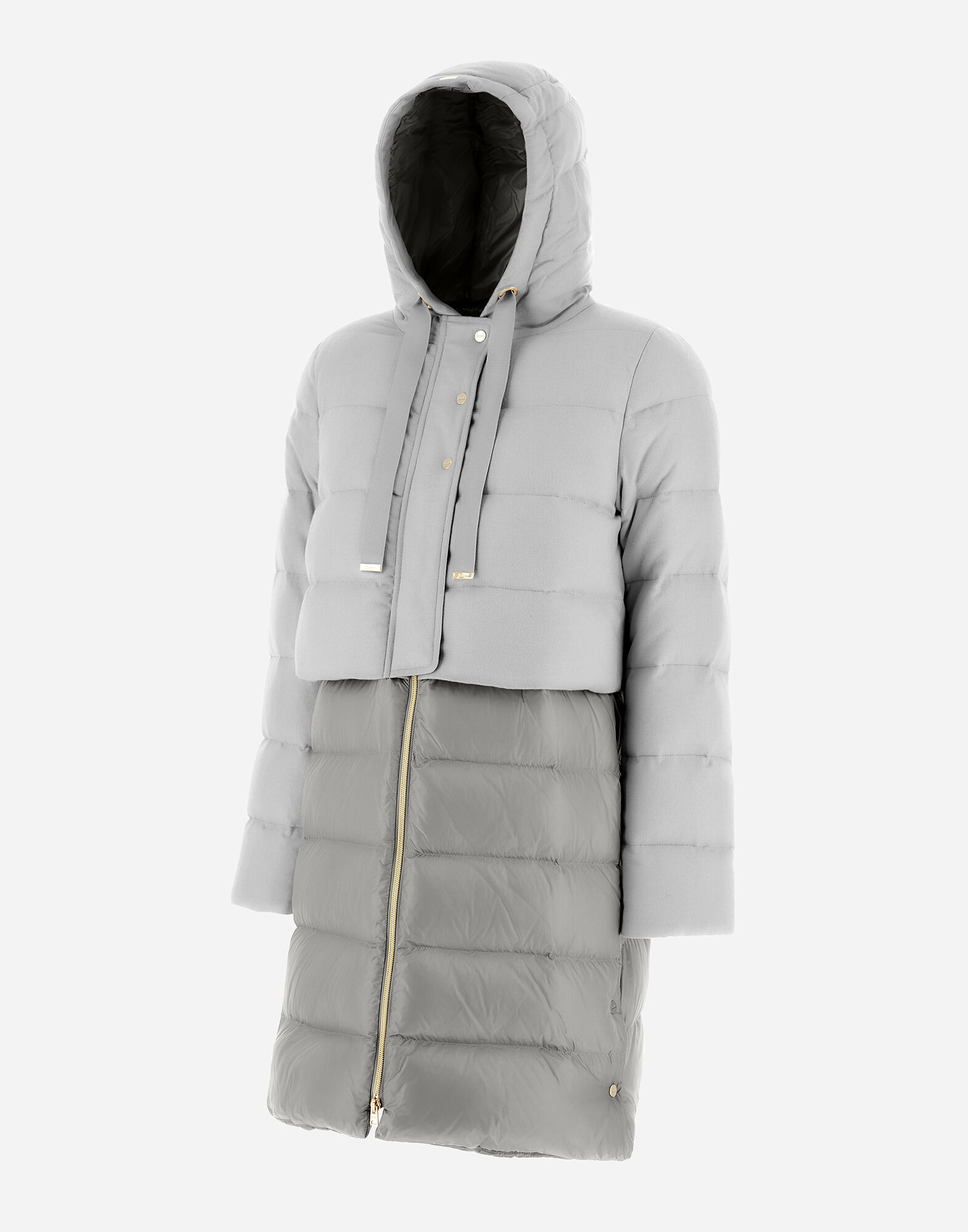 Herno panelled padded gilet - Grey