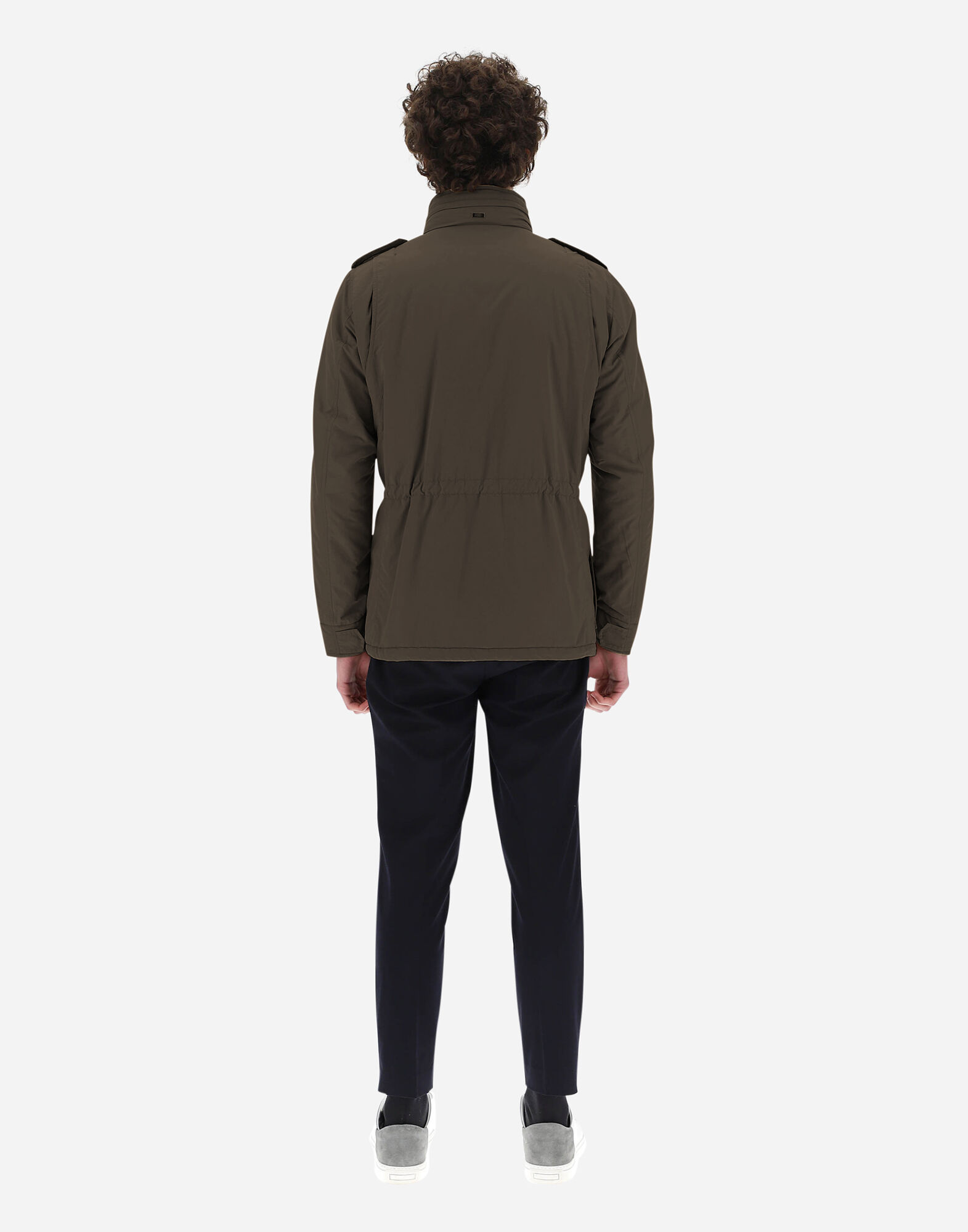 WASHED NYLON FIELD JACKET