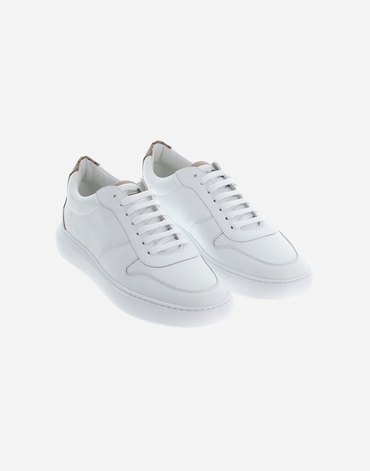 HERNO MEN'S MONOGRAM COURT SHOES 