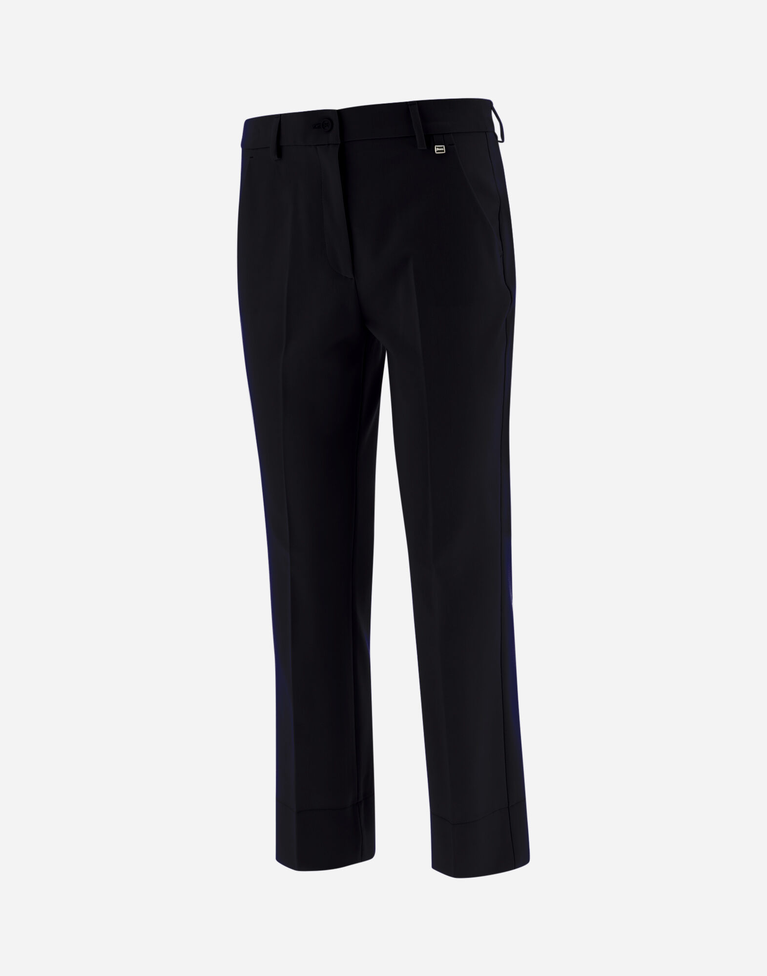 Womens black stretch trousers sale