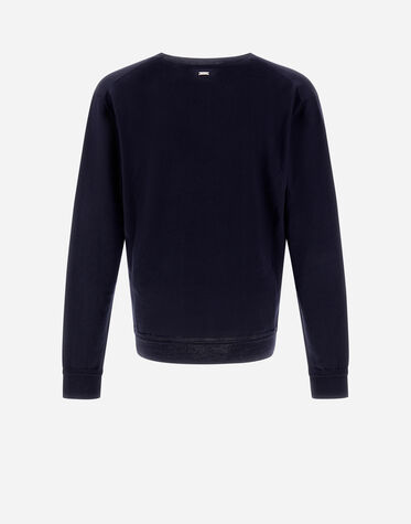 メンズ エンドレスウール ニットトップス ダークブルー | Herno® (ヘルノ)