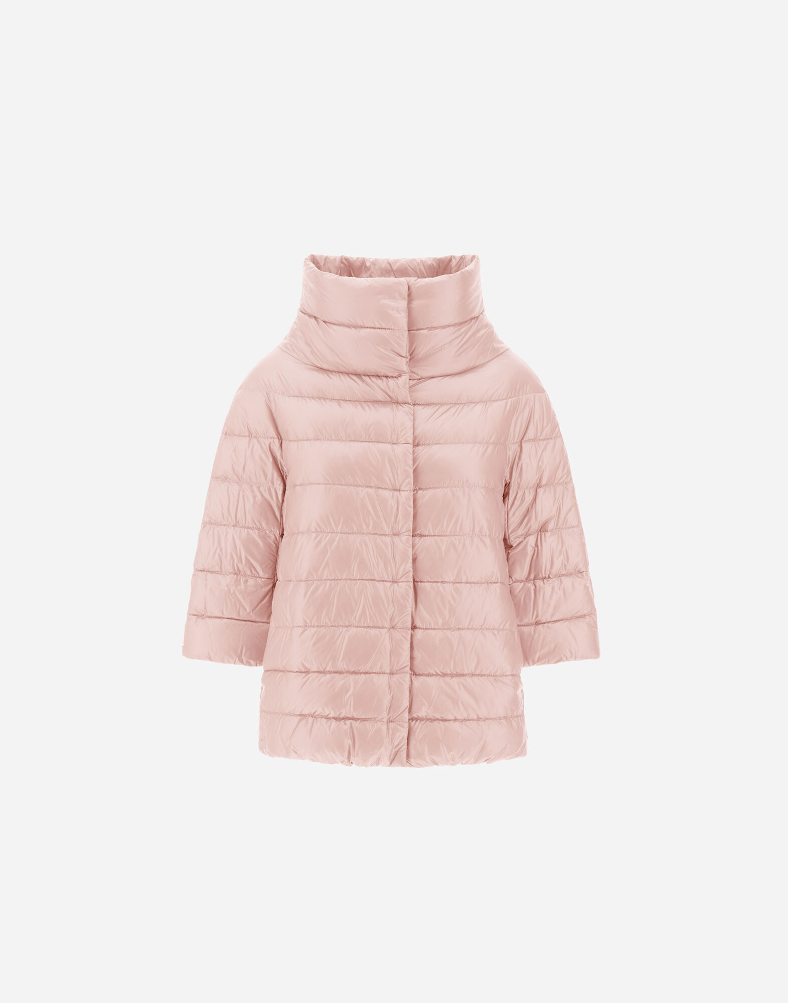 【HERNO】ケープダウンジャケット HERNO - 美品 ヘルノ HERNO ジャケット サテンケープ ダウン