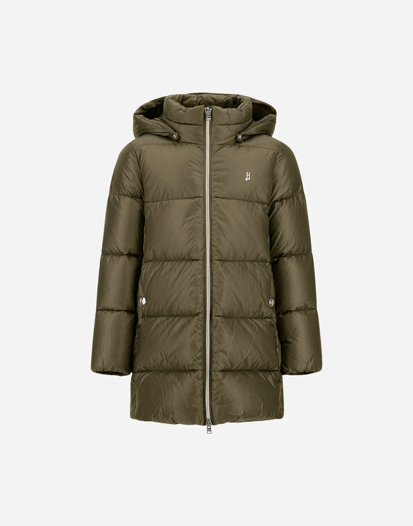 Herno A-SHAPE JACKET IN NYLON ULTRALIGHT Military Green PI000187G12017Z7745