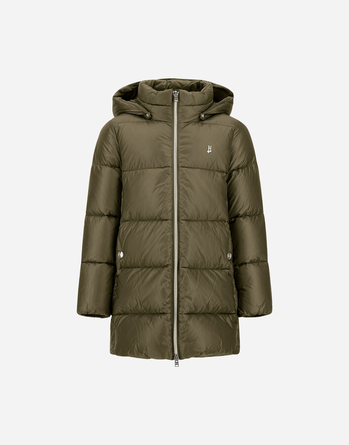 Herno A-SHAPE JACKET IN NYLON ULTRALIGHT Military Green PI000187G12017Z7745