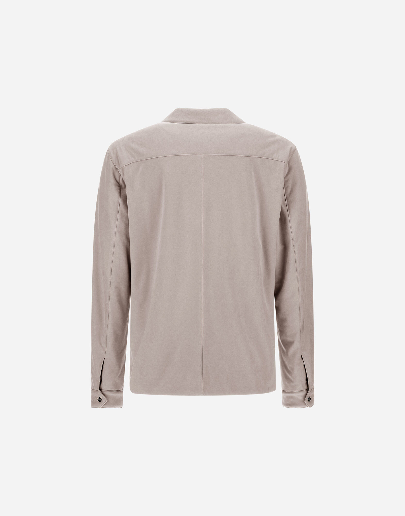 SUEDE EFFECT SHACKET in Dove Grey for Men | Herno®