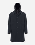 Herno ECO WOOL & ECOAGE COAT Navy Blue CA000137U333449200