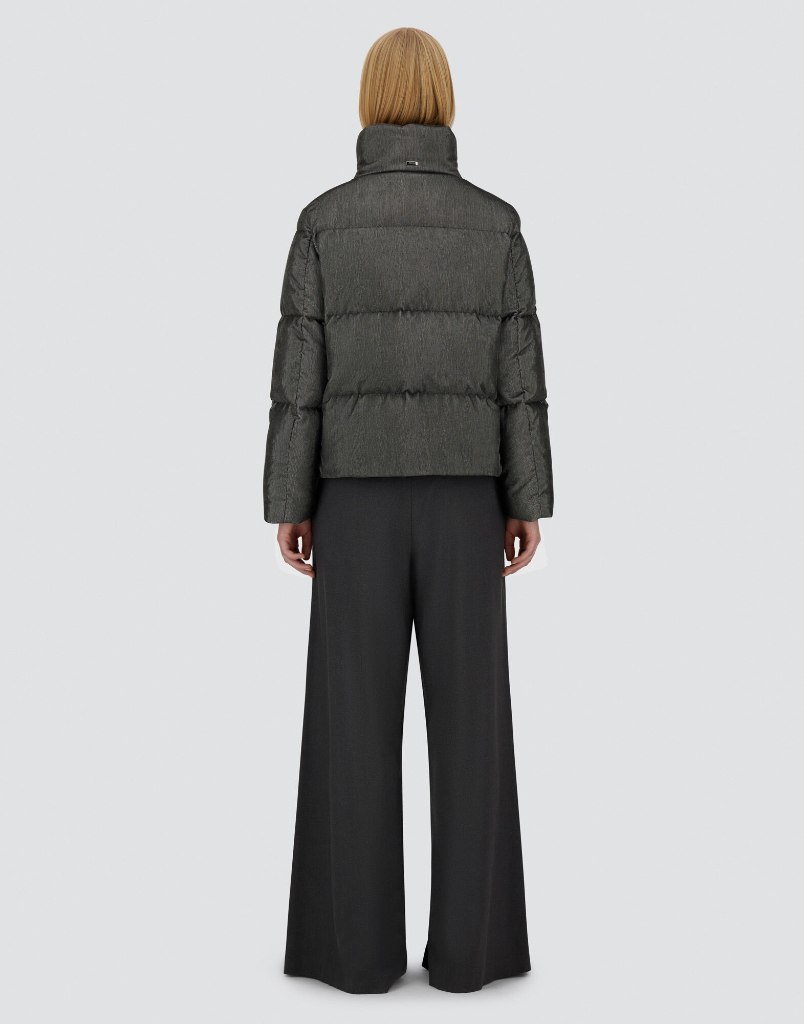 RESORT JACKET IN BRIGHT CORDUROY in Light Grey for Women